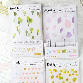 

1Sets/lot Memo Pads Sticky Notes Creative Oxygen life Scrapbooking Stickers Office School stationery
