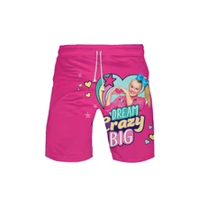 JOJO SIWA напечатанные 3D пляжные шорты Мужская модная уличная одежда шорты Горячая Распродажа Harajuku модная летняя одежда