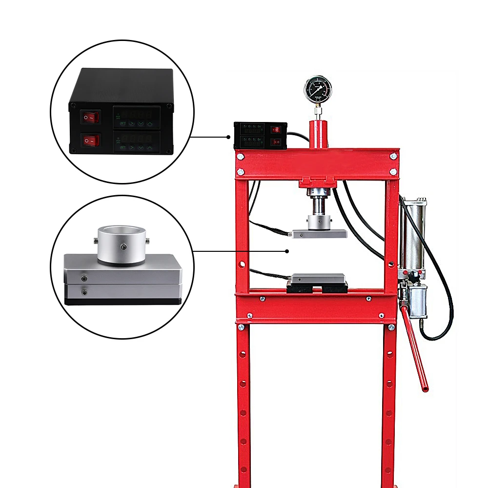 20 тонн Регулируемый Пресс е RPP 47 канифоль двойной нагревательные пластины 4*7
