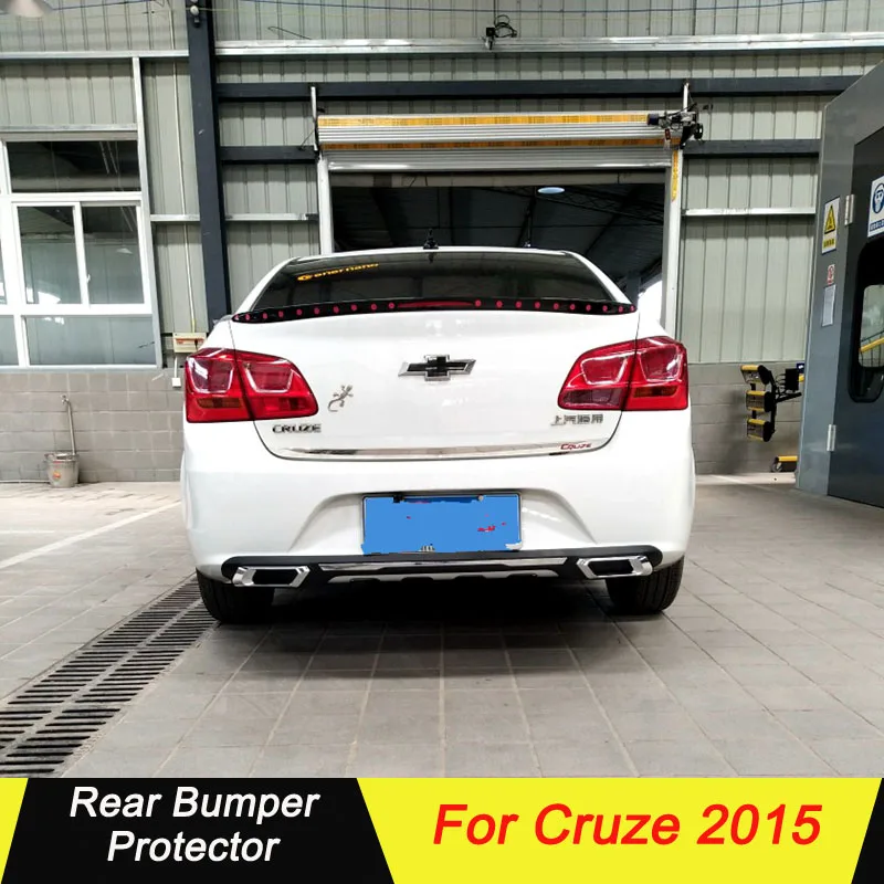 Для Chevrolet Cruze задний бампер диффузор защитные бамперы красиво украшенные для Chevrolet Cruze обвес бампер