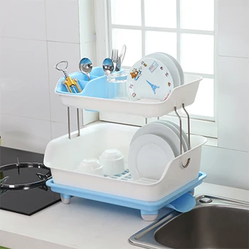 

Multifunctional Dish Drainer Racks Holders Kitchen Utensils Dishes Chopsticks Storage Organizer Dish Shelf Kitchen Accessories