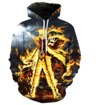 

Hot 3D printed naruto hoodie 2020 long-sleeved casual hoodie sweatshirt anime fashion streetwear