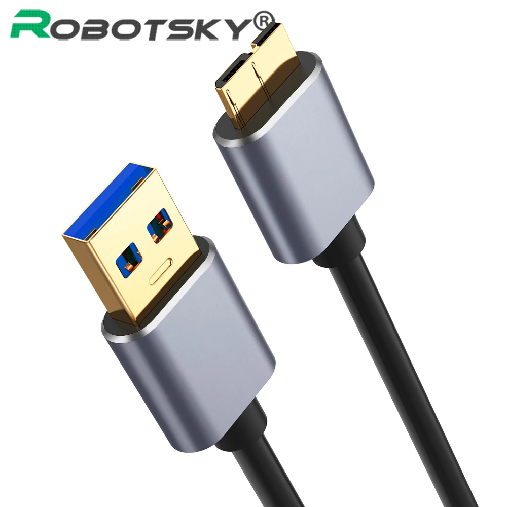 Кабель USB 3,0 быстрая скорость тип А к Micro B USB 3,0 Шнур внешний жесткий диск HDD samsung Note 3 S5