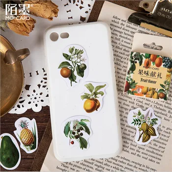 

20packs Delicious Fruit Boxed Sticker DIY Gift Decoration Sticker Flakes Adheive Scrapbooking School Supplies