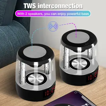 

2020 Rondaful Night Light Bluetooth Speaker Touch Control Color Changing Bluetooth Speaker Portable LED Light Stereo Subwoofer