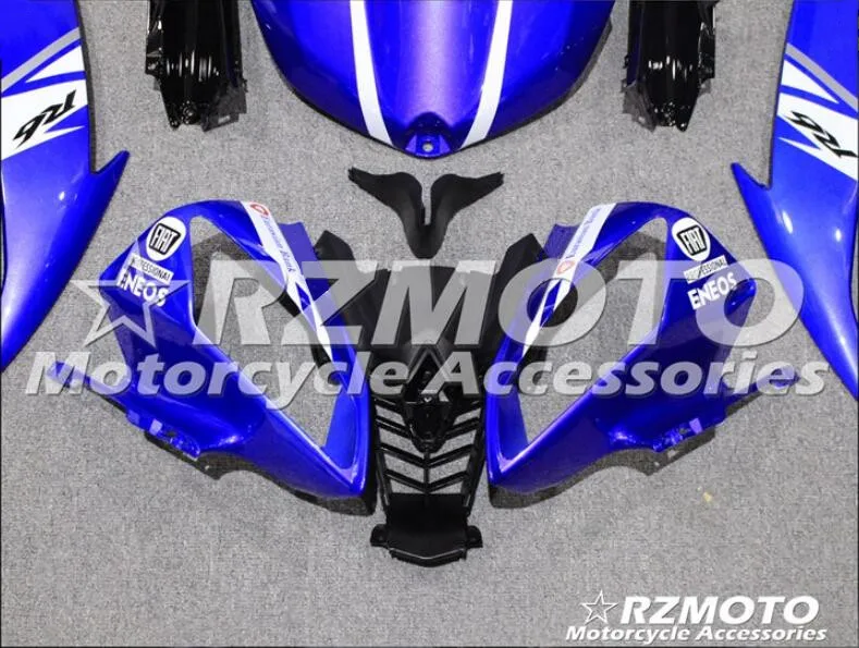 4 подарки набор впрыскивателей Мотоцикл Обтекатели Fit для YAMAHA YZF-R6-600 2008- 08-16 обтекатель КУЗОВ комплект цвет синий, черный; Большие размеры 34–43 Прохладный