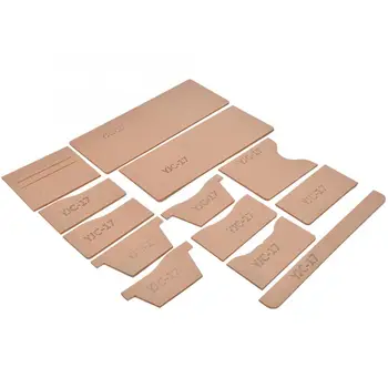 

YJC-17 Wallet Leather Pattern Template Transparent Acrylic Manual DIY Short Purse Template