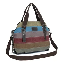 Холщовая Сумка Европа и Америка модная комбинированная контрастная цветная Ретро сумка через плечо большая сумка производители в настоящее время ава