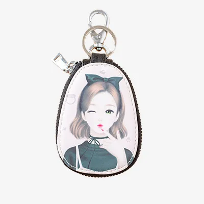 General car key case cartoon pattern protection cover men and women key case Porta Chaves Purse Porta Chave Funda Llave duan fa nv hai