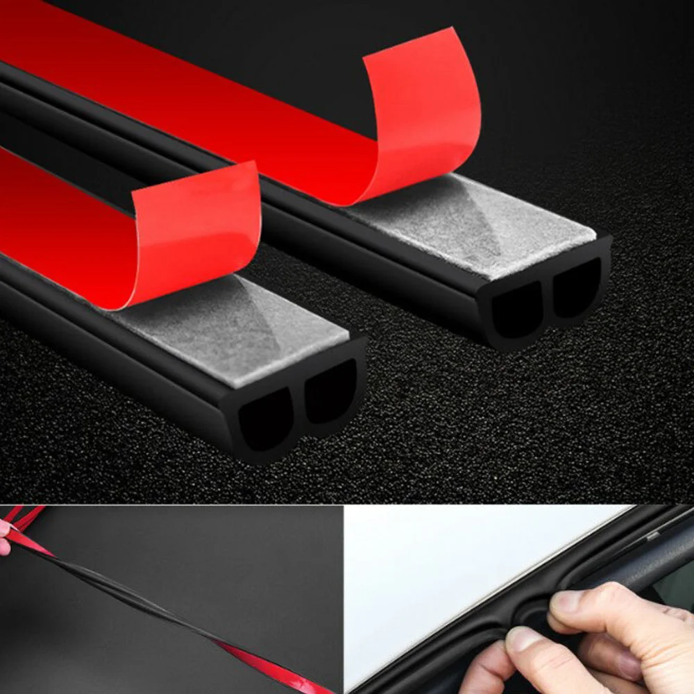 Универсальный 5 м в-образный Автомобильный капот двери автомобиля EPDM резиновое уплотнение полосы эластичный пылезащитный