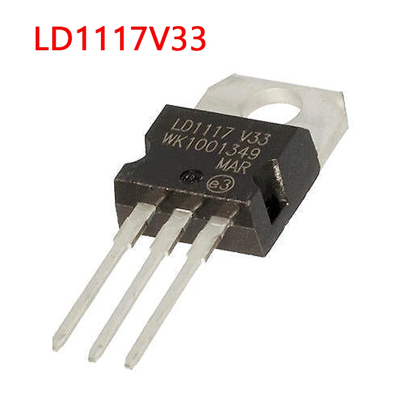 10 шт. LD1117V33-220 LD1117 3 LD1117AV33 TO220 | Электронные компоненты и принадлежности