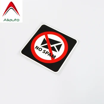 

Aliauto Funny Car Sticker No Spam Automobile Styling Window Motorcycle Sunscreen Waterproof Decal PVC Accessories,10cm*10cm