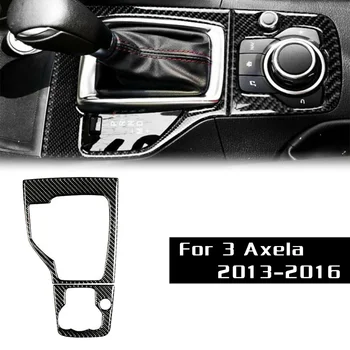 

Carbon Fiber Inner Gear Shift Panel Frame Cover Trim Sticker Strips Decor For 3 Axela 2013-16 Decoration Car Styling