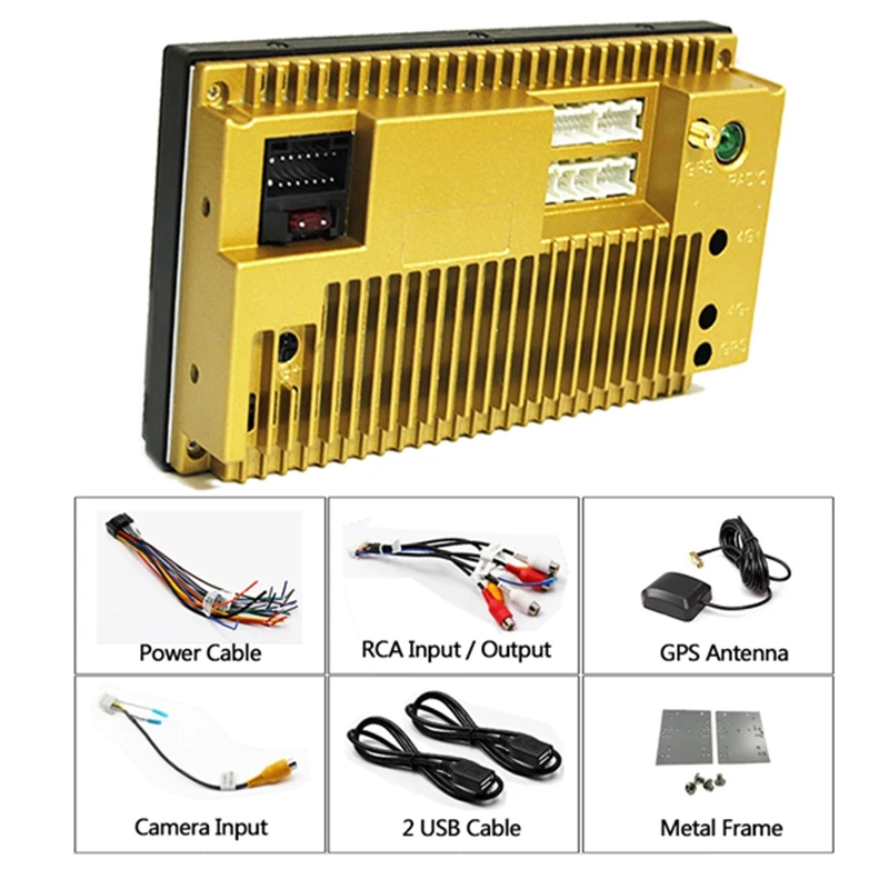 Android 7.1 Auto Stereo 7 Zoll 1024x600 1080P Quad Core 2Din Android Kopf Einheit Gps Navigation Au