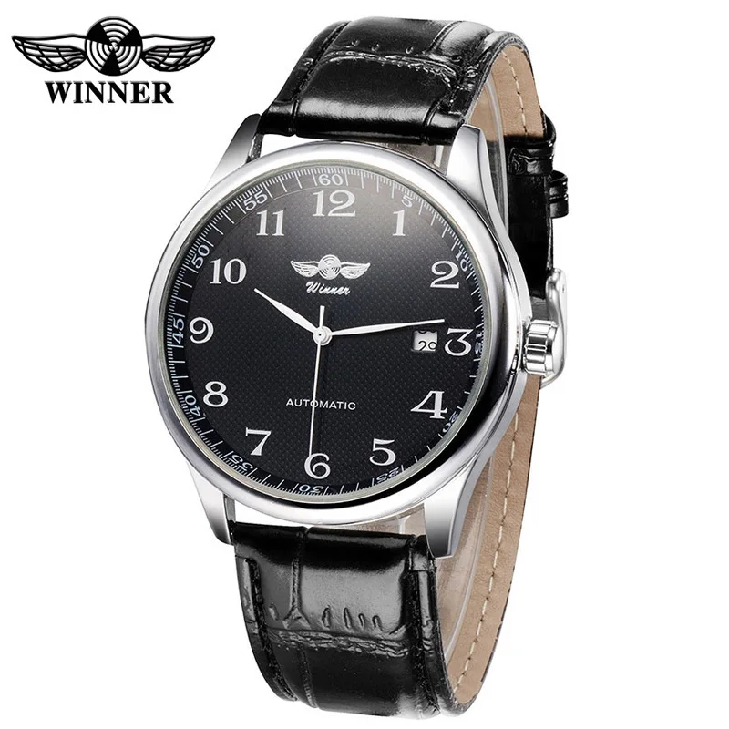 

Winner Switzerland Men Fashion Casual Simple Ultra-Thin Fully Automatic Mechanical Wrist Watch