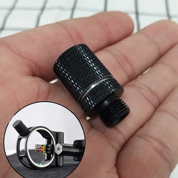 

2pcs Hunting Archery Accessories Fiber Optic Thread LED Bow Sight Light Universal for 3/8-32 Compound Bow Crossbow