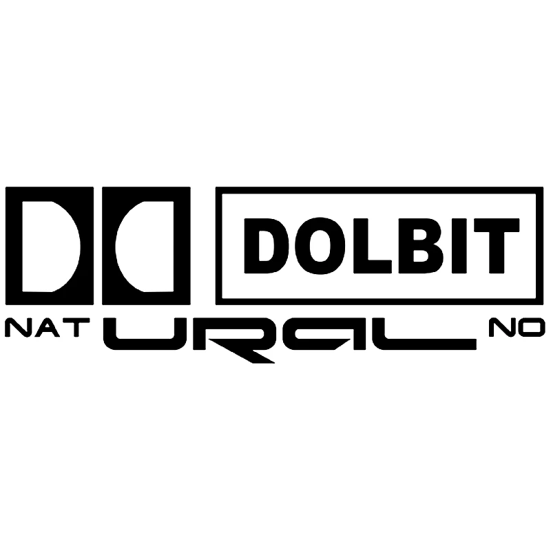 DOLBIT натуральная не забавная Автомобильная Наклейка Виниловая наклейка