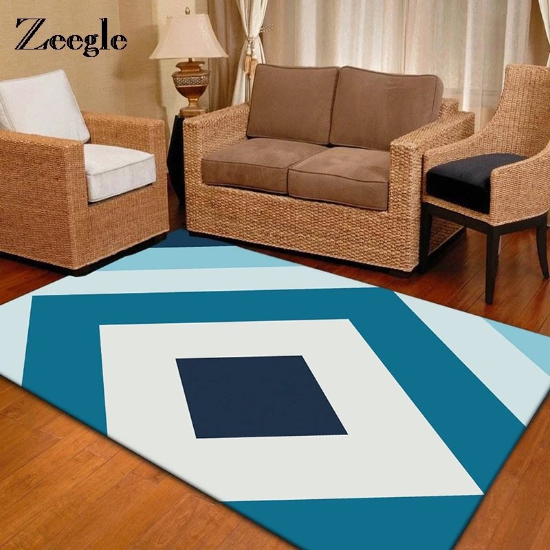 Zeegle 60X90 см полоска печатных фланелевый ковер для гостиной Детская комната украшения Противоскользящий коврик Добро пожаловать пол области ковер