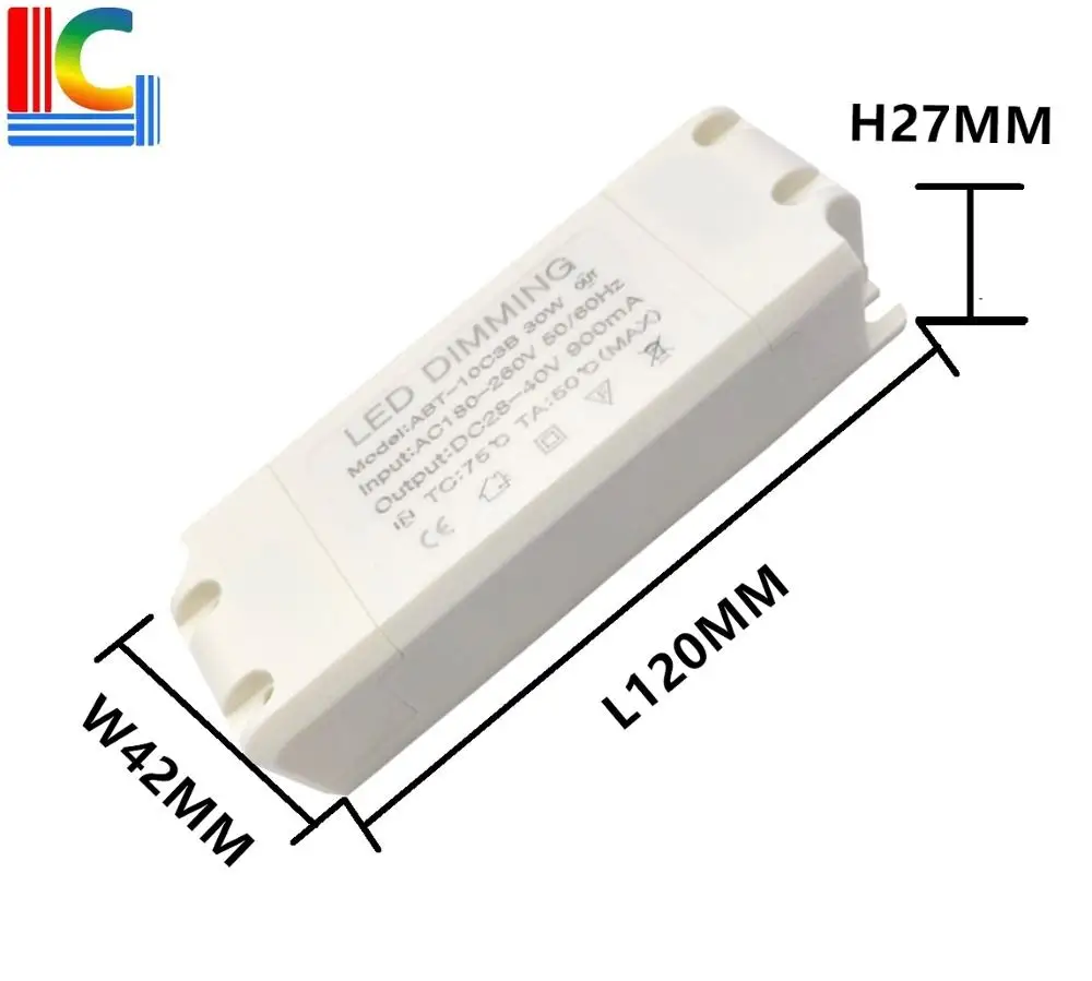 30 Вт 36 Вт 40 Вт тиристорный диммер адаптер драйвера 180в-265в переменного тока внешний светодиодный трансформатор питания 900мА 1000мА для светодиодный панели