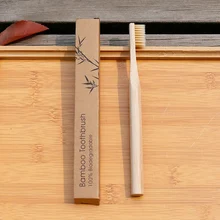 Мягкие щетинки бамбуковые зубные щетки Экологичная зубная щетка для путешествий