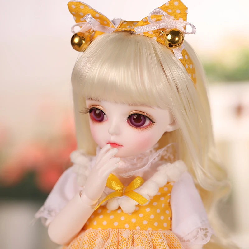 Новое поступление, полный набор, 1/6, BJD кукла, милая Miyo, кукла из смолы, для маленькой девочки, подарок на день рождения