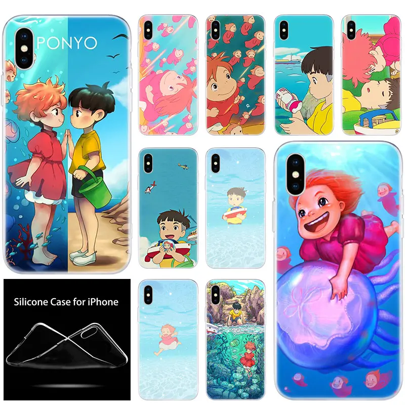 Роскошный силиконовый чехол для телефона в стиле Hayao Miyazaki аниме Поньо Apple iPhone 11 Pro