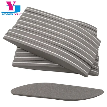 

50Pcs/lot New Nail File JEARLYU Nail buffer Block Color Lime Nail Care Toe 100/180 Grit Professional Washable File Manicure Tool