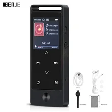 Bluetooth BENJIE S8 Спортивный MP3 плеер A-B Повтор шумоподавления с переменной скоростью воспроизведения музыкальный плеер FM Hifi портативный рекордер
