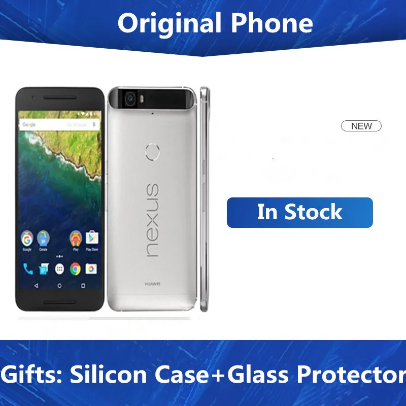 HuaWei Nexus 6P мобильный телефон с 5 7 дюймовым дисплеем ОЗУ 3 ГБ ПЗУ 128 12 МП Android 6 0 4G