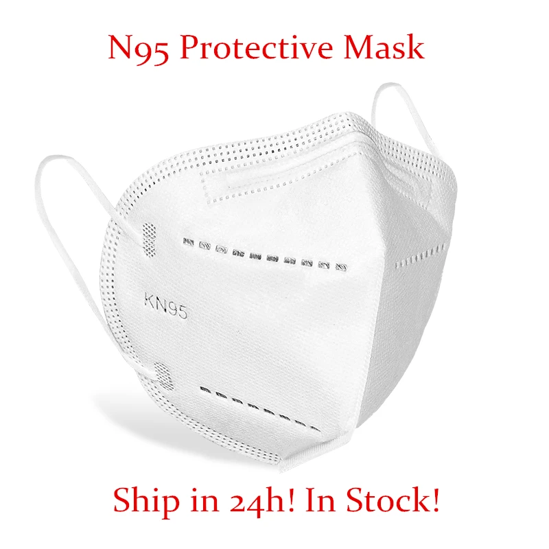 

CE DHL Ship 100PCS N95 Antivirus Masks Reusable Masque Anti pollution Virus Mask ffp2 masque Safety Protective Face Mask