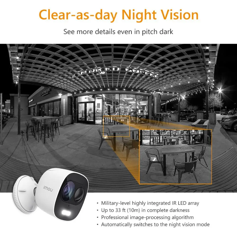 Dahua imou LOOC 1080P IP65 Waterproof IP Camera Wifi Camera  Home Security  Surveillance Smart home Wifi CCTV Camera Outdoor
