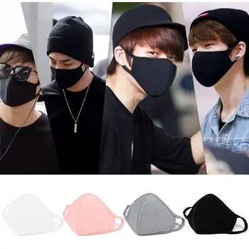 

10Pcs Cotton Mouth Mask Anti Dust Pollution Mask Washable PM2.5 Face Mask Windproof Reusable Dust Mask for Men Women
