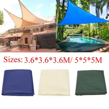 

Waterproof Sun Shelter Triangle Sun shade Protection Outdoor Canopy Garden Patio Pool Shade Sail Awning Camping Shade Cloth