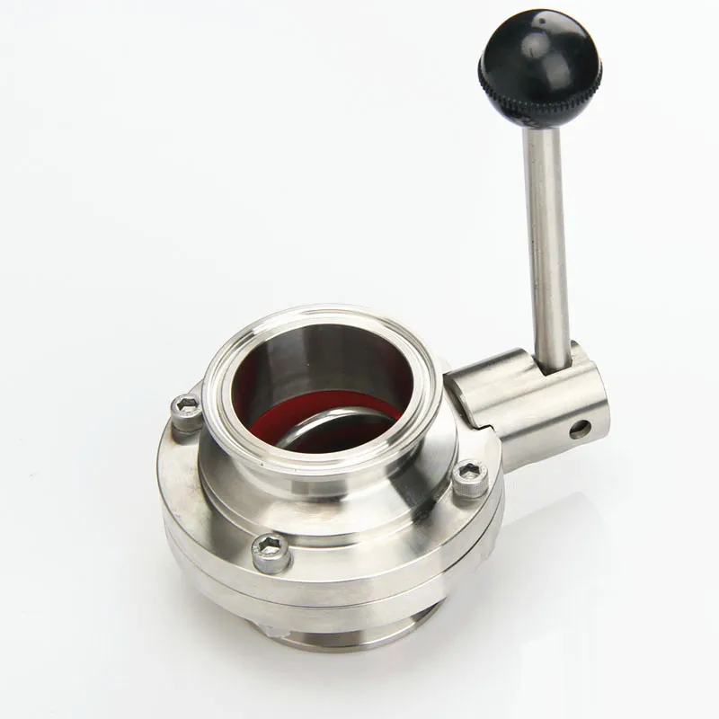 

Sanitary Tri Clamp Butterfly Valve 57mm/63mm/76mm/89mm SS304 Stainless Steel Homebrew Beer Dairy Product