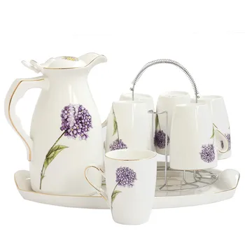 

Ceramic pot, tea cup, beverage appliance, cold game + tray, modern living room