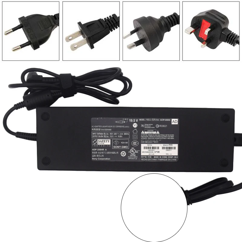 Для sony ACDP-200D02 адаптер переменного тока зарядное устройство 19,5 V 10.26A-б/у