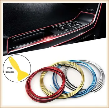 

Car Decorative Strip Door Edge Trim Interior for Nissan Altima 370Z Xmotion X-Trail Qashqai NISS LIVINA MARCH X-TRAIL