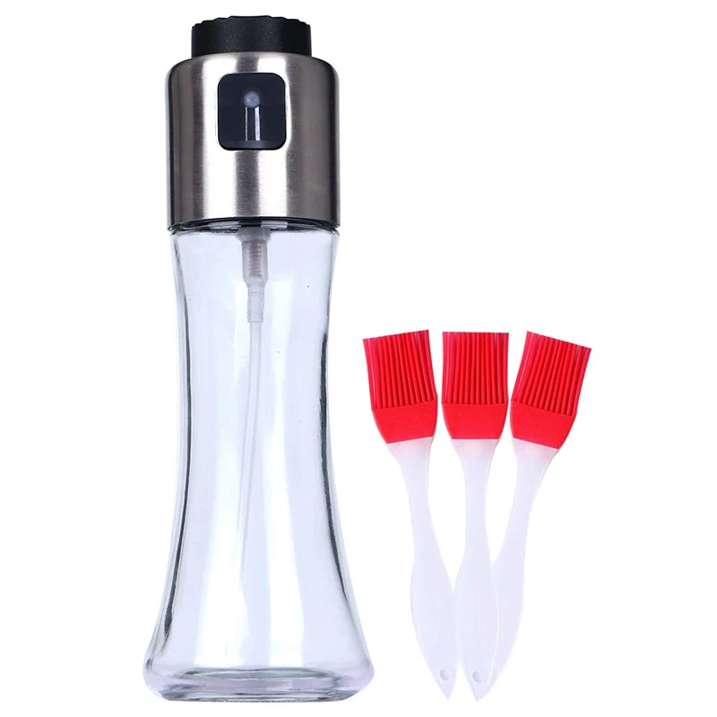 Распылитель масла для приготовления пищи диспенсер бутылки с оливковым маслом 180