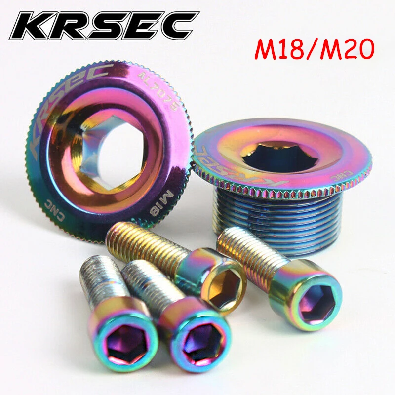 Алюминиевая крышка шатуна MTB M15/M18/M20 крышка шатуна шатун винтовая крышка BMX болт рукоятки велосипеда аксессуары для горного велосипеда