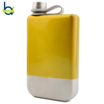 

OBR 9oz Portable Stainless Steel Hip Flask Whiskey Alcohol Liquor Bottle Vodka Hip Flask Outdoor Pocket Wine Flagon Bottle Gift