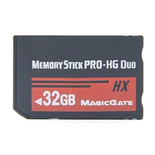 זיכרון Stick MS Pro Duo זיכרון כרטיס HX עבור Sony PSP אביזרי 8GB 16GB 32GB מלא אמיתי קיבולת משחק מותקן מראש