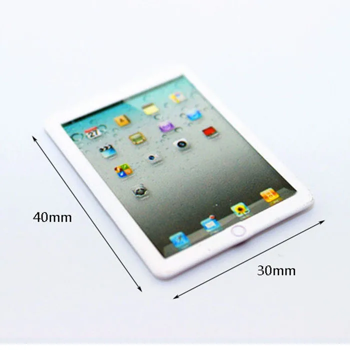 1: 12 кукольный домик мини мебель модель офисные аксессуары Ipad, ноутбук, планшет PC