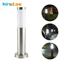 Morden E27 Светодиодный светильник для газона IP65 водонепроницаемый уличный фонарь садовая дорога из нержавеющей стали пейзаж двора декор Освещение приспособление