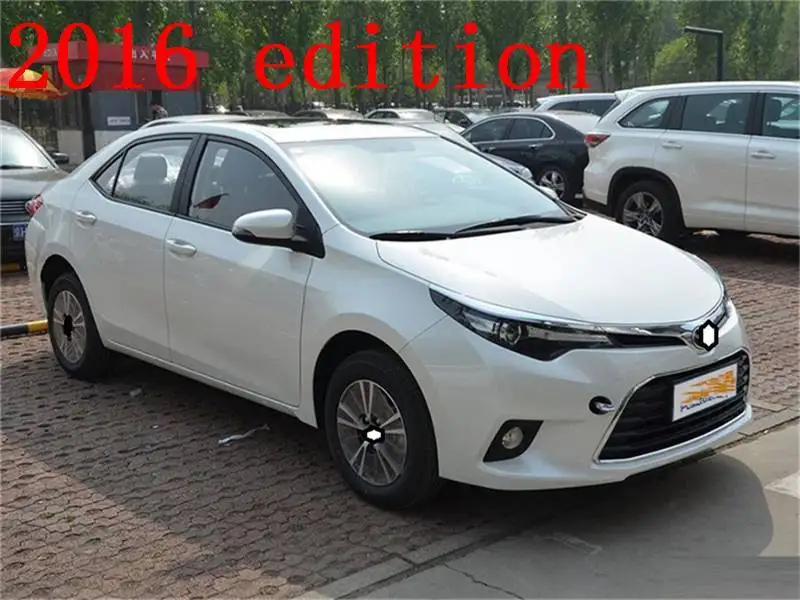 Автомобильный хромированный декоративный модифицированный автомобильный Стайлинг, аксессуары для украшения, защита 14 15 16 17 18 для Toyota Lewin