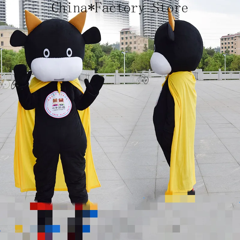 

Cattle Mascot Costume Suits Cosplay Party Game Dress Outfits Clothing Advertising Promotion Xmas Easter Adults Fursuit