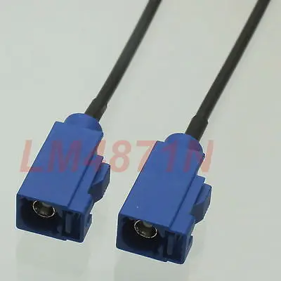 

DHL/EMS 10 LOTS cable Fakra SMB C female jack to Fakra C female jack crimp RG174 16FT pigtail -d2