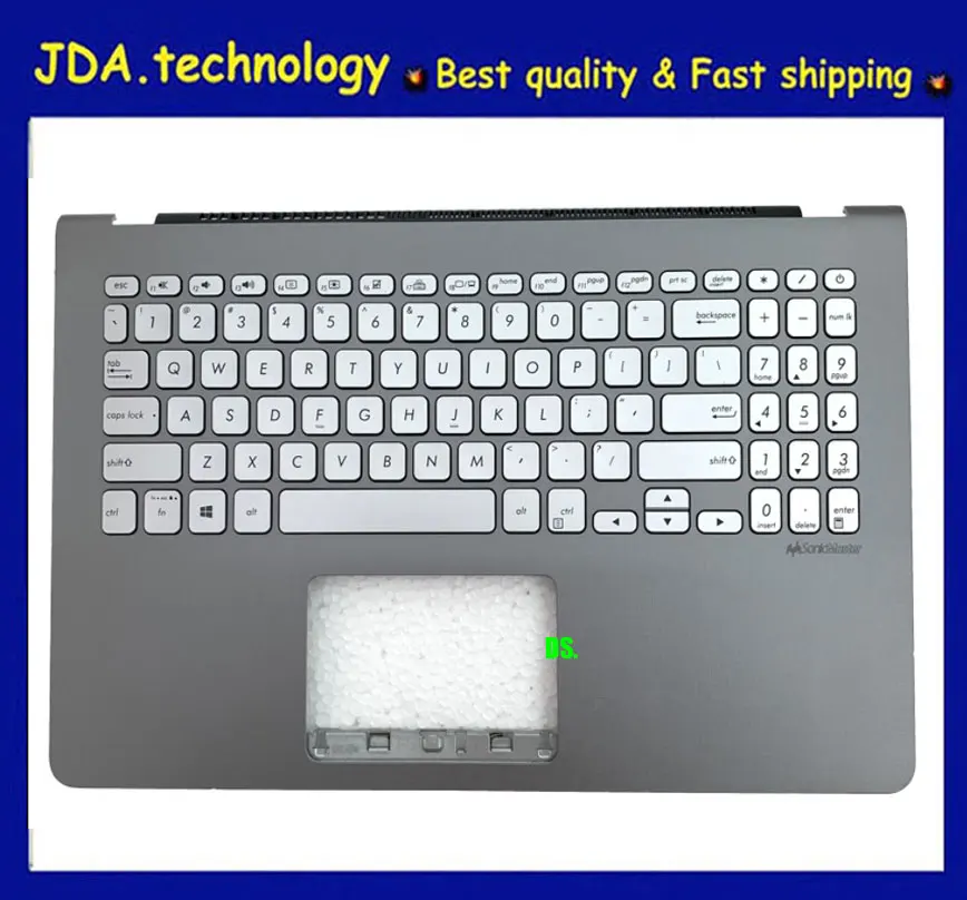 MEIARROW 95%-100% новая верхняя оболочка для Asus VivoBook S15-S5300U/F S530 Подставка рук US клавиатура
