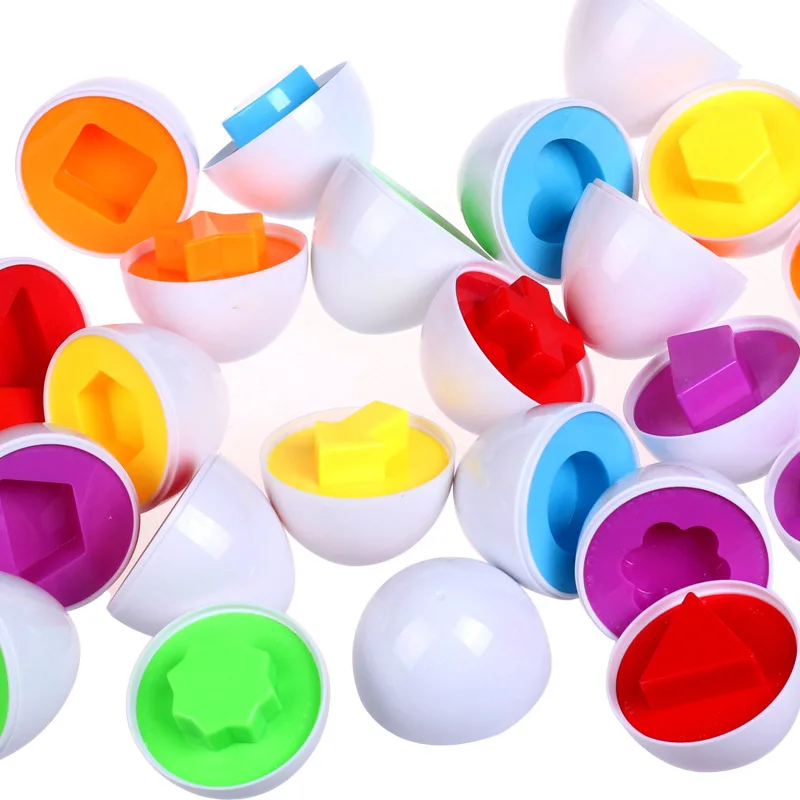 Яйцо игрушка Splittable Развивающие детские соответствующие формы cong ming dan детская цветная Когнитивная Игра цвет головоломка яйцо
