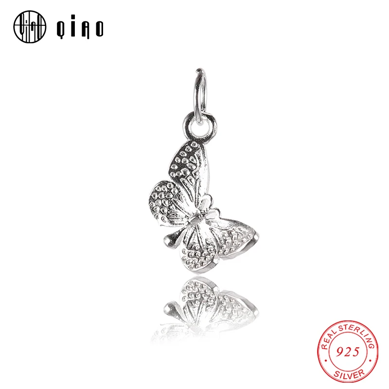 1 шт. женский кулон в виде бабочки из серебра 925 пробы|pendants for bracelets|silver pendant