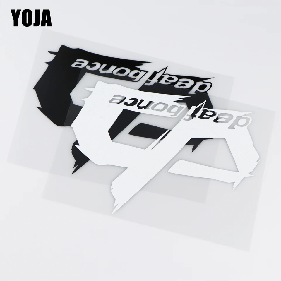 YOJA 17.5X13CM deaf bonce Cartoon Vinyl Car Sticker Personality Decal  ZT2-0040